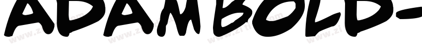 Adam Bold字体转换